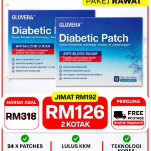 PROMO 7.7 ( 2 KOTAK GLUVERA DIABETIC PATCH )