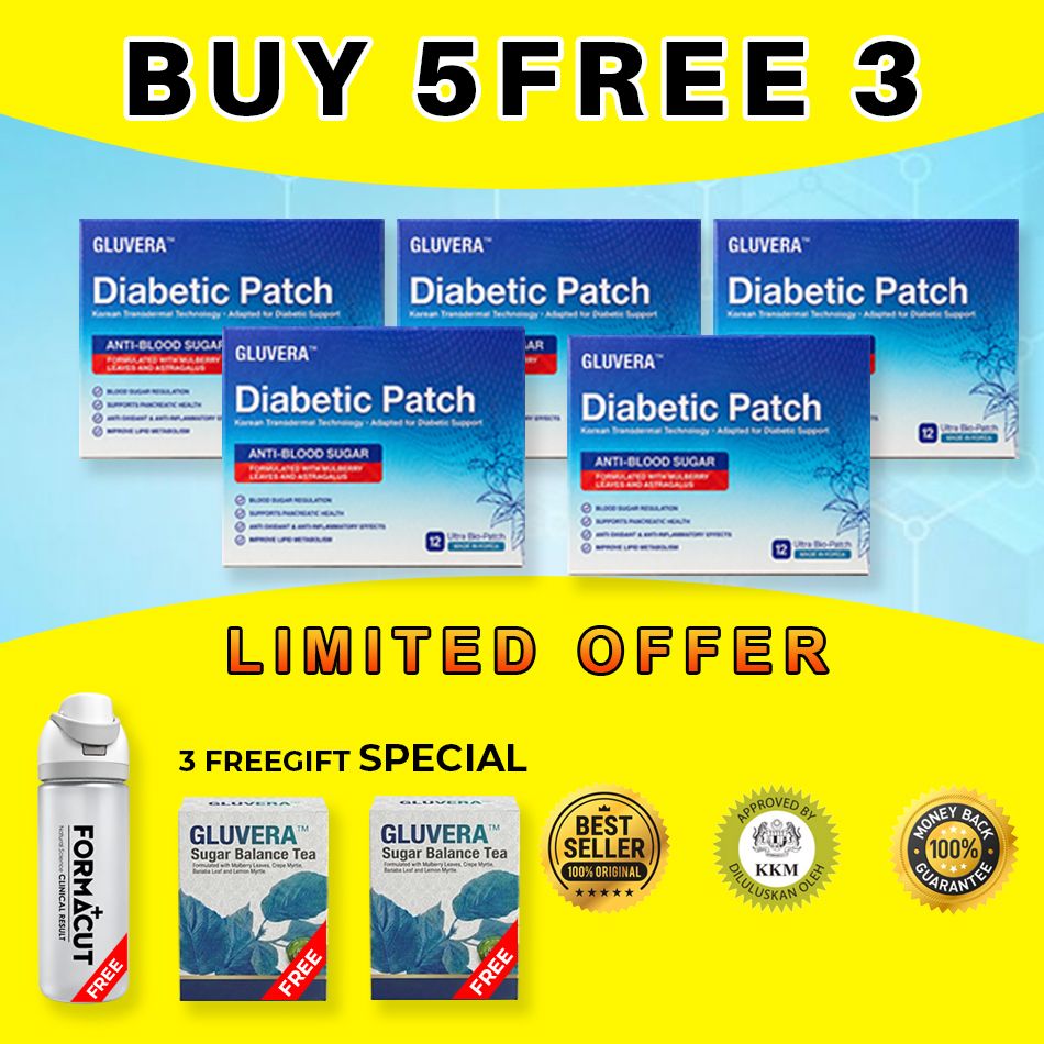 GLUVERA FEST (5 KOTAK + FREE 2 KOTAK TEH HERBA + FREE TUMBLER)